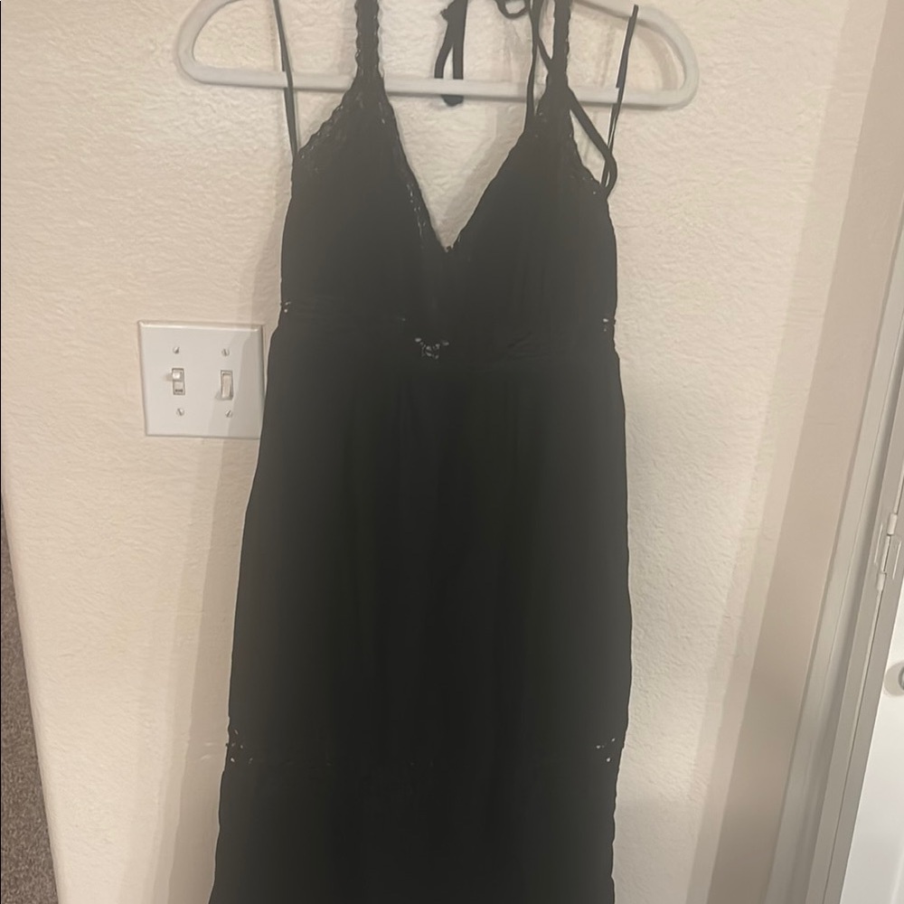 Treasure and Bond Black Lace Dress